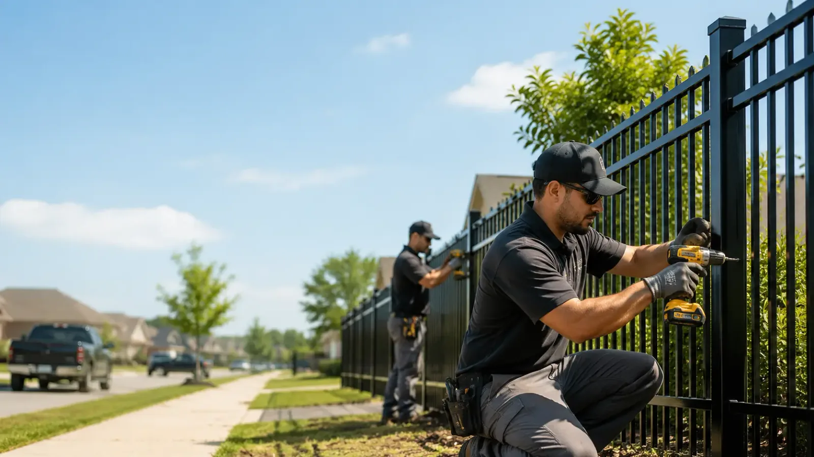 Metal Fence Installation in Leawood, KS
